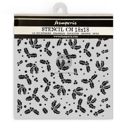 Stencil mẫu Classic Christmas Gooseberry Pattern