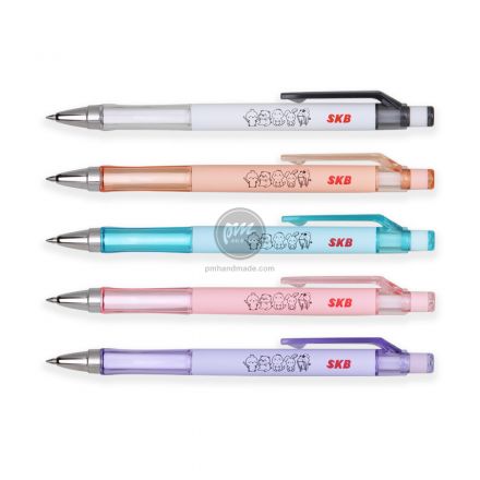 Bút bi bấm G-3002 nhiều màu