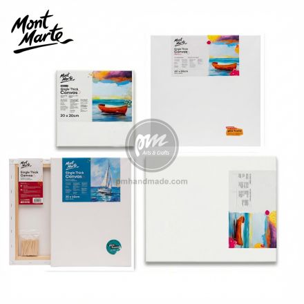 Khung canvas Mont Mart màu trắng