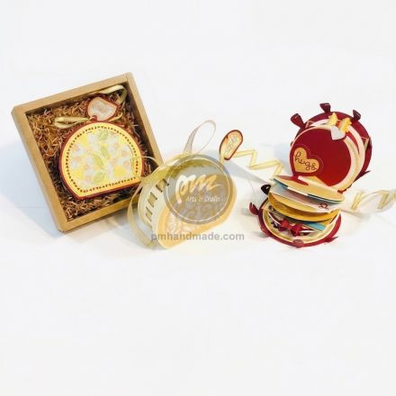 Scrapbook handmade 9x11 cm mẫu túi xách