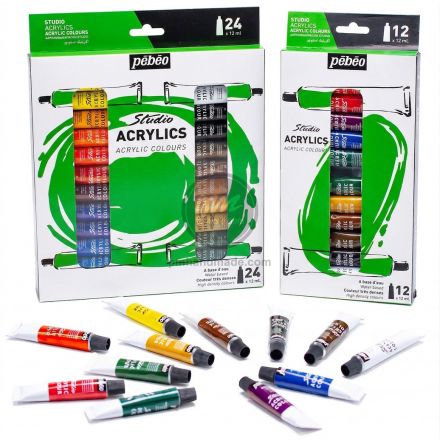 Bộ màu acrylic Pebeo Studio 12ml
