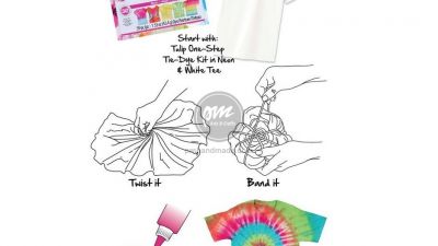 Hướng dẫn từng bước nhuộm áo thun Tie Dye
